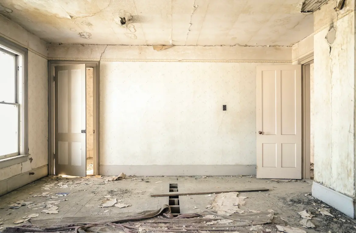 Waste disposal crew managing a cleanout project in Rio Pinar